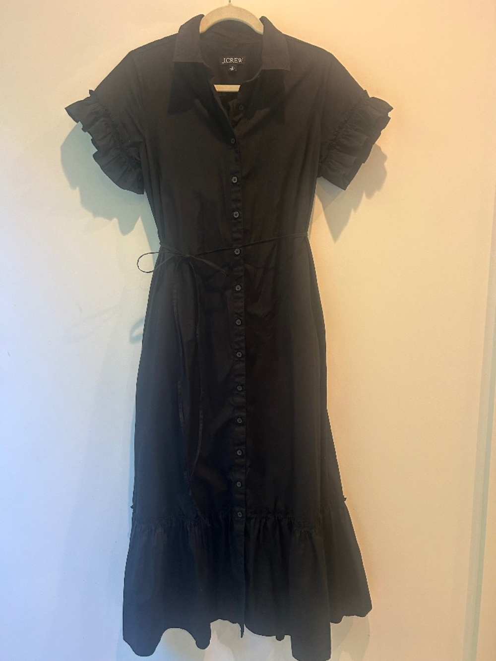 J Crew black dress size extra small